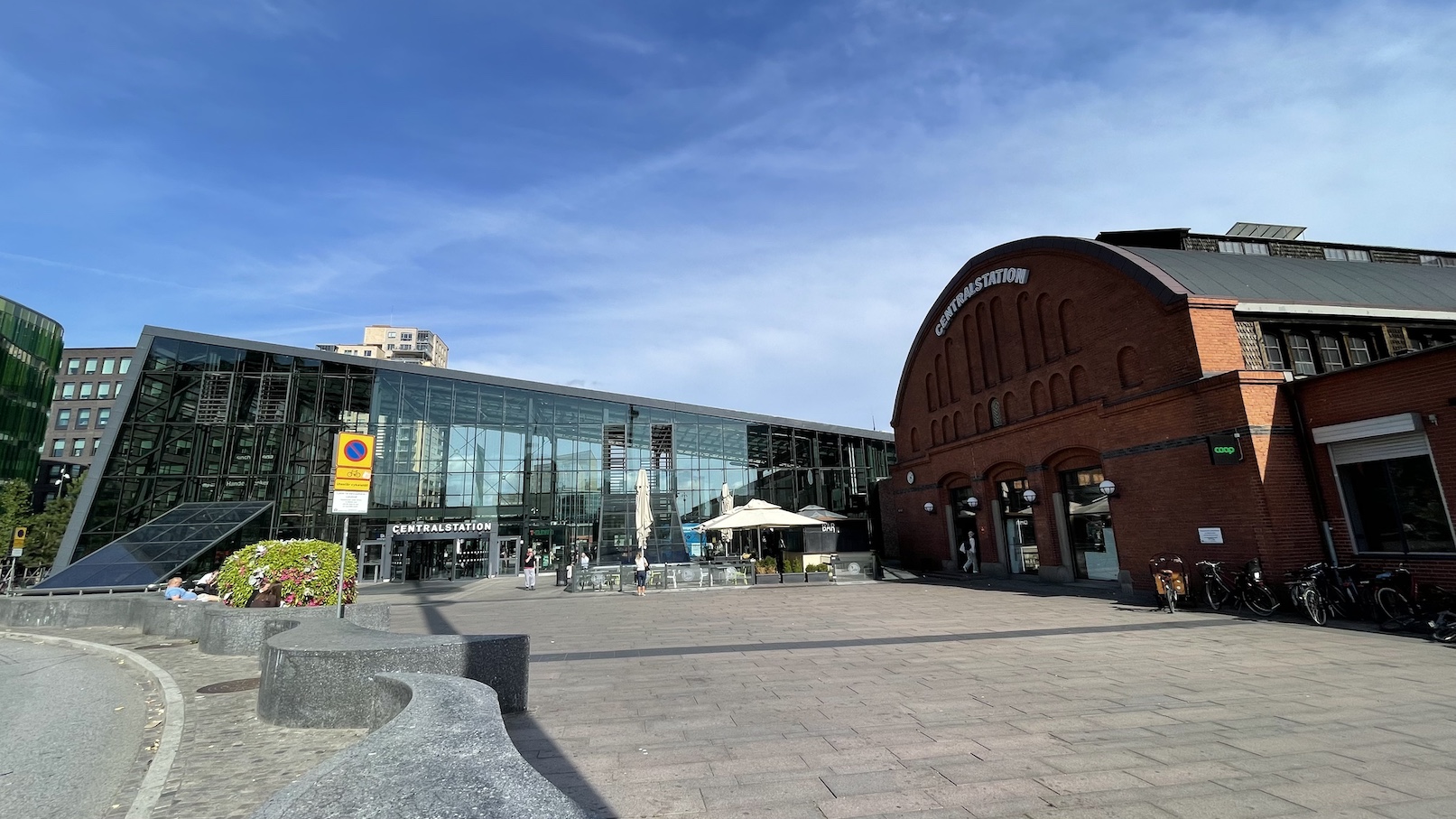 Malmö Central Station - old and new