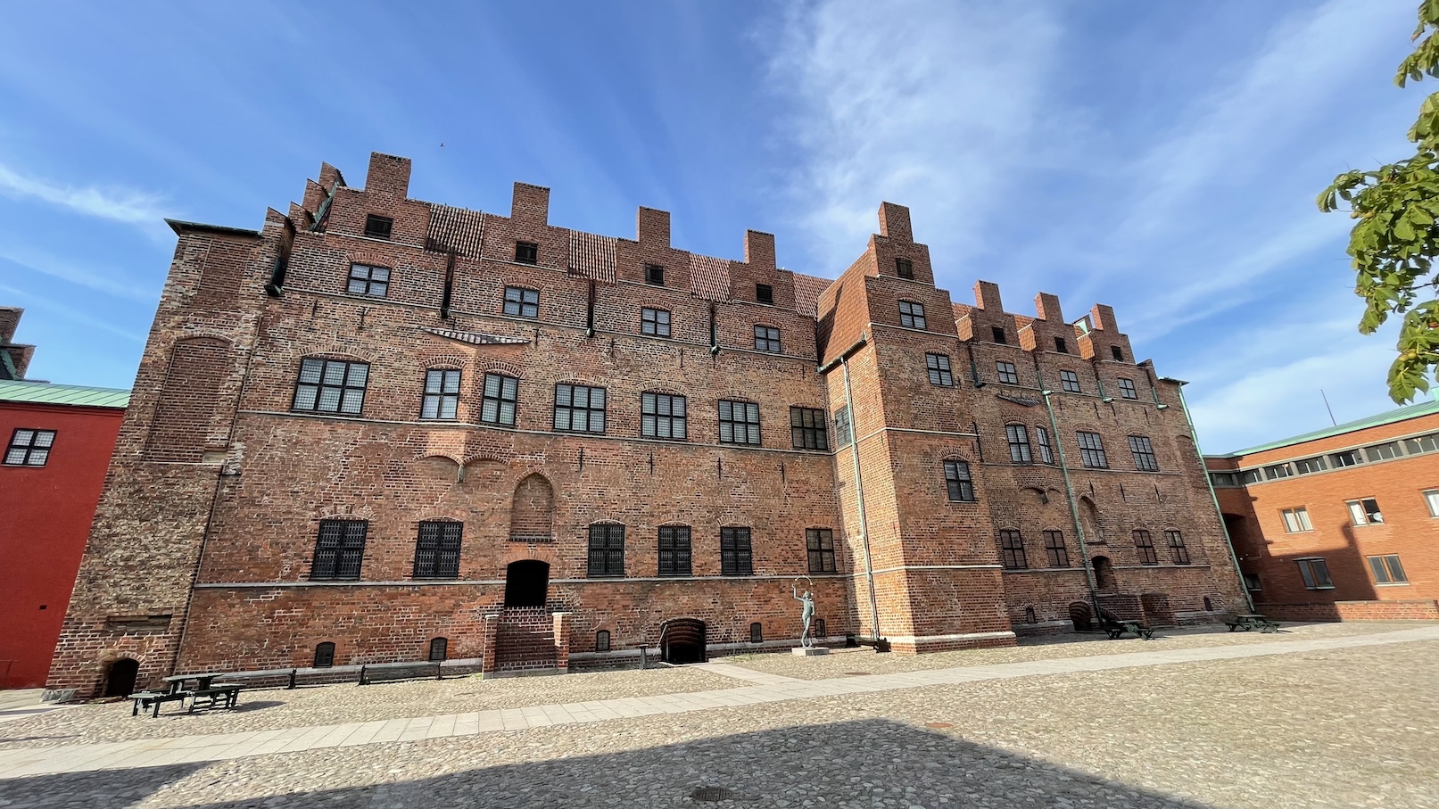 Malmö Castle courtyard