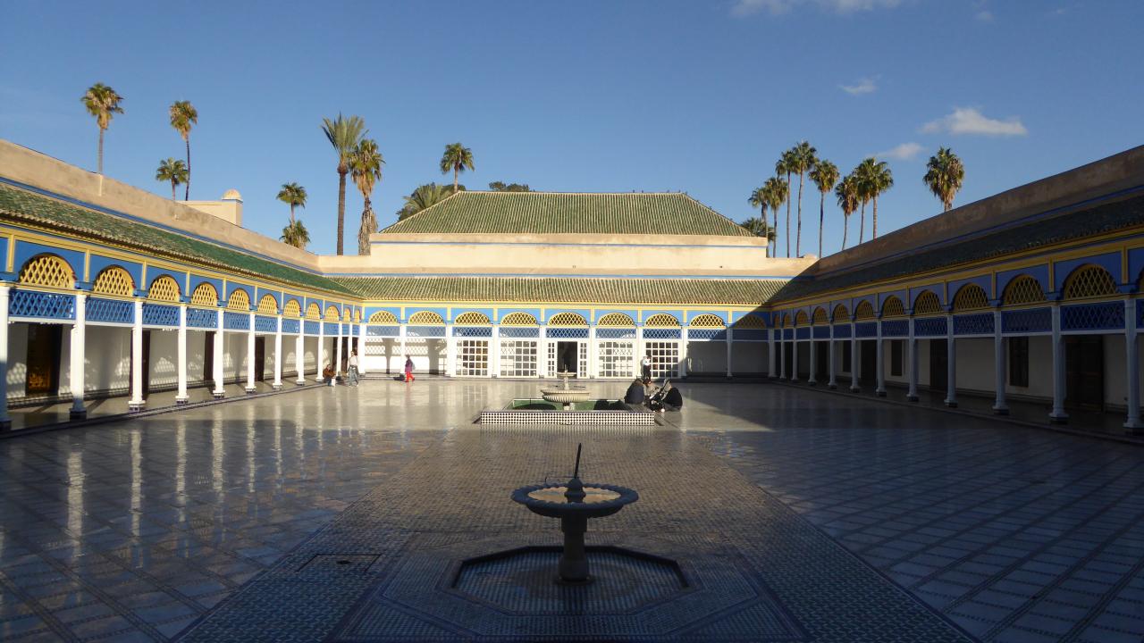 The Bahia Palace in Marrakech