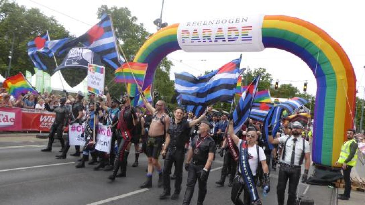 LMC members at the Rainbow Parade in Vienna