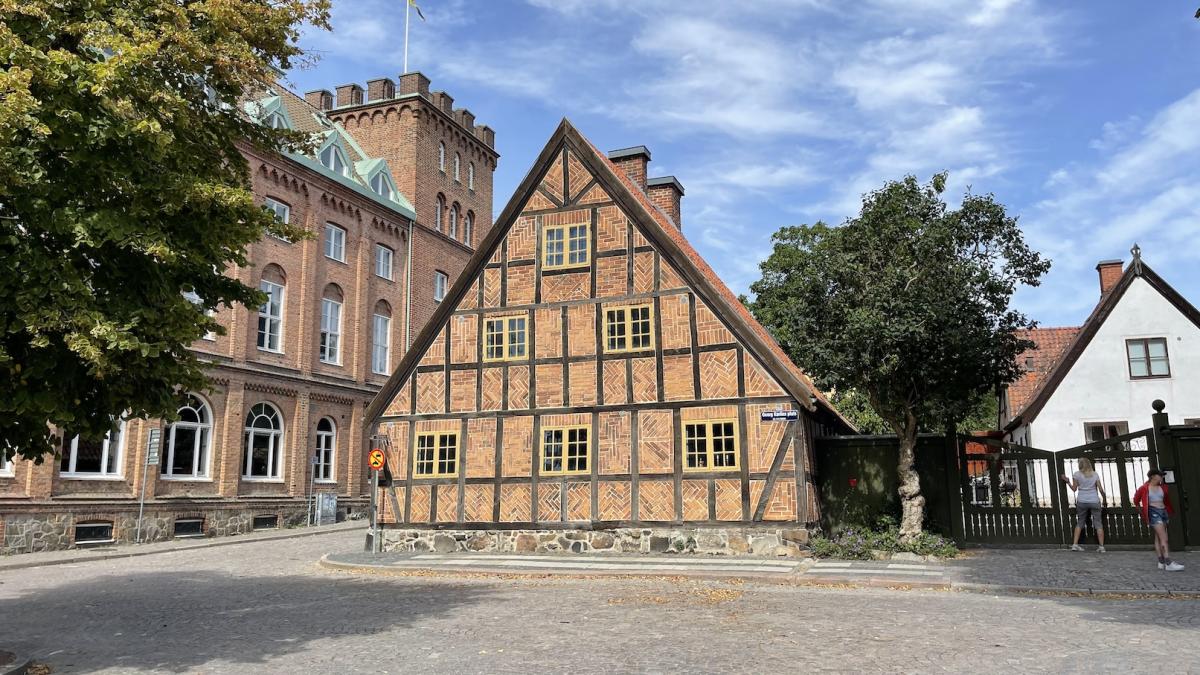 Half-timered houses in Lund, Skane